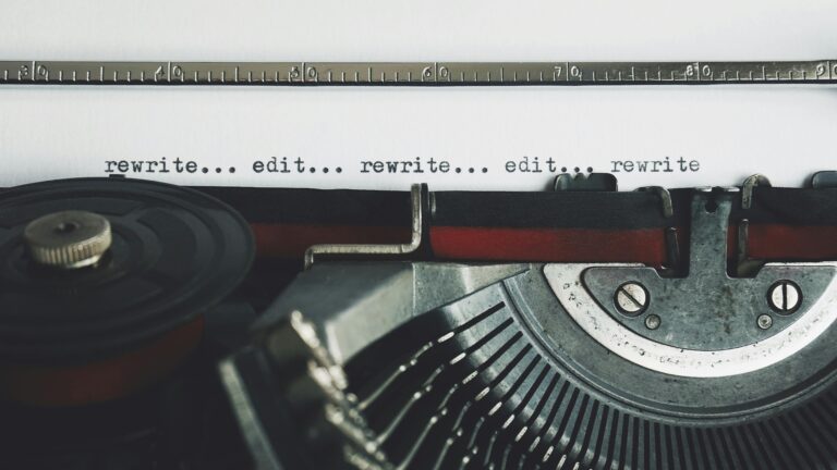 Editing your novel